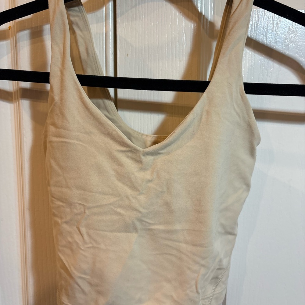 lululemon athletica Cream Tank Top